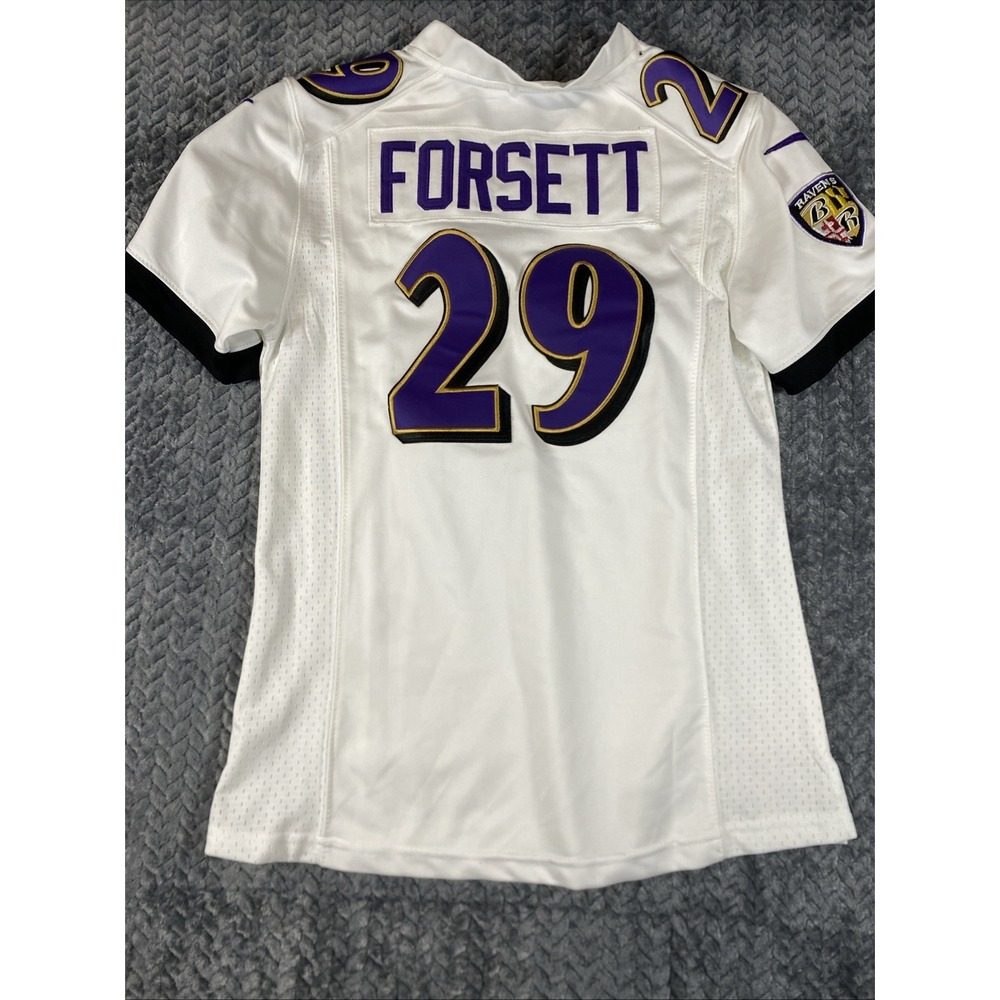 NFL Baltimore Ravens Justin Forsett 29 Nike White Sewn Jersey Women's Medium - Picture 8 of 10